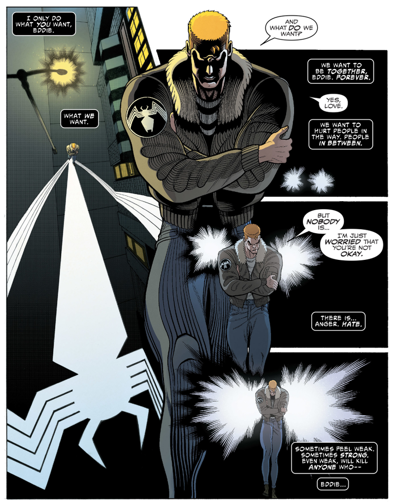 Illustration for article titled Marvel's Venom Comic Is a Disturbing Love Story About Emotional Codependence